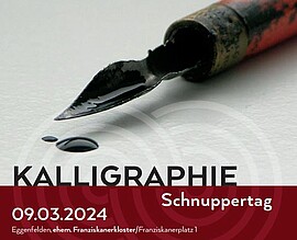 Banner Kalligraphie Schnuppertag
