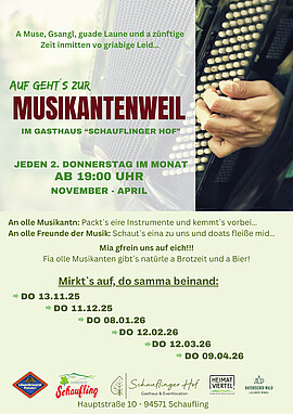 Banner Auf geht's zur Musikantenweil