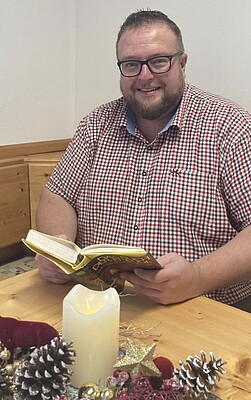 Banner Adventliche Lesung mit Bürgermeister Robert Bauer